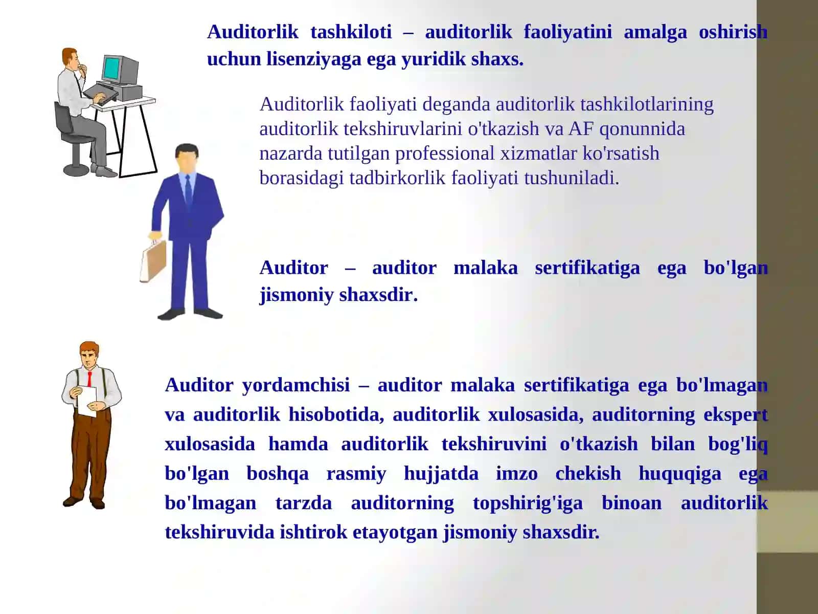 Auditga kirish 4