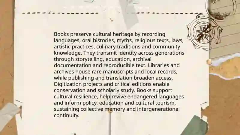 The role of books 4