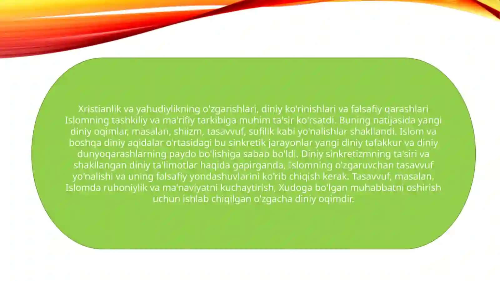 Diniy Taʼlimotlar Tarixi 4