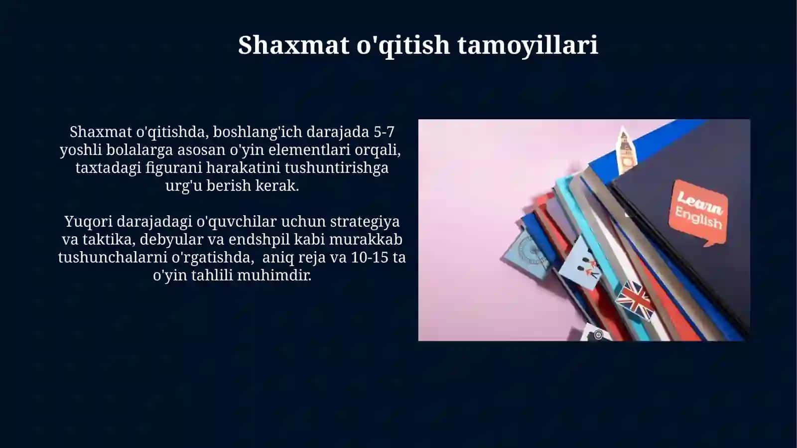 Shaxmat o'qitish metodikasi 4