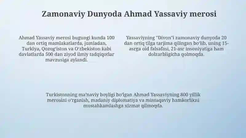 Ahmad Yassaviy hikmatlari 4