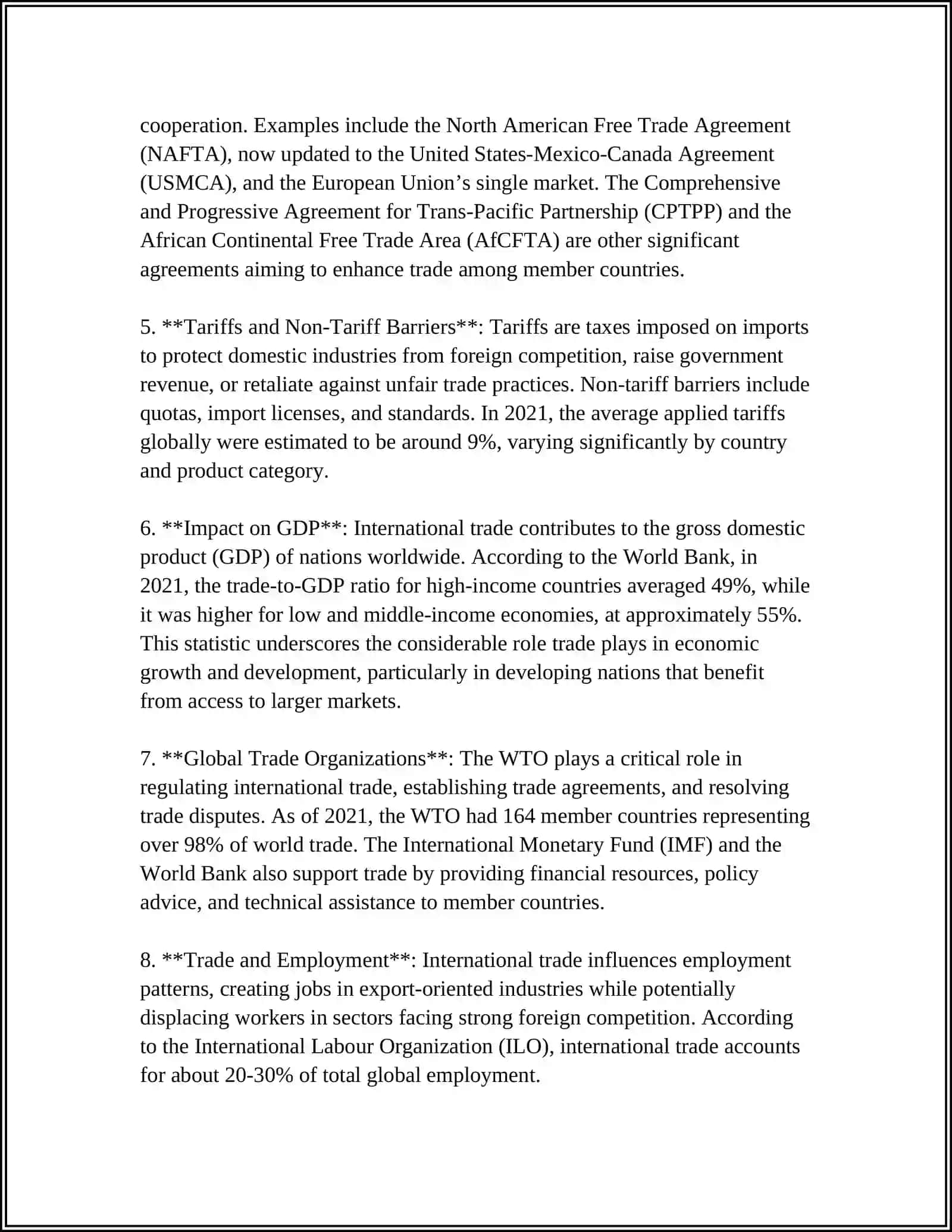 BASICS OF EXPORT AND IMPORT ACRIVITIES 4