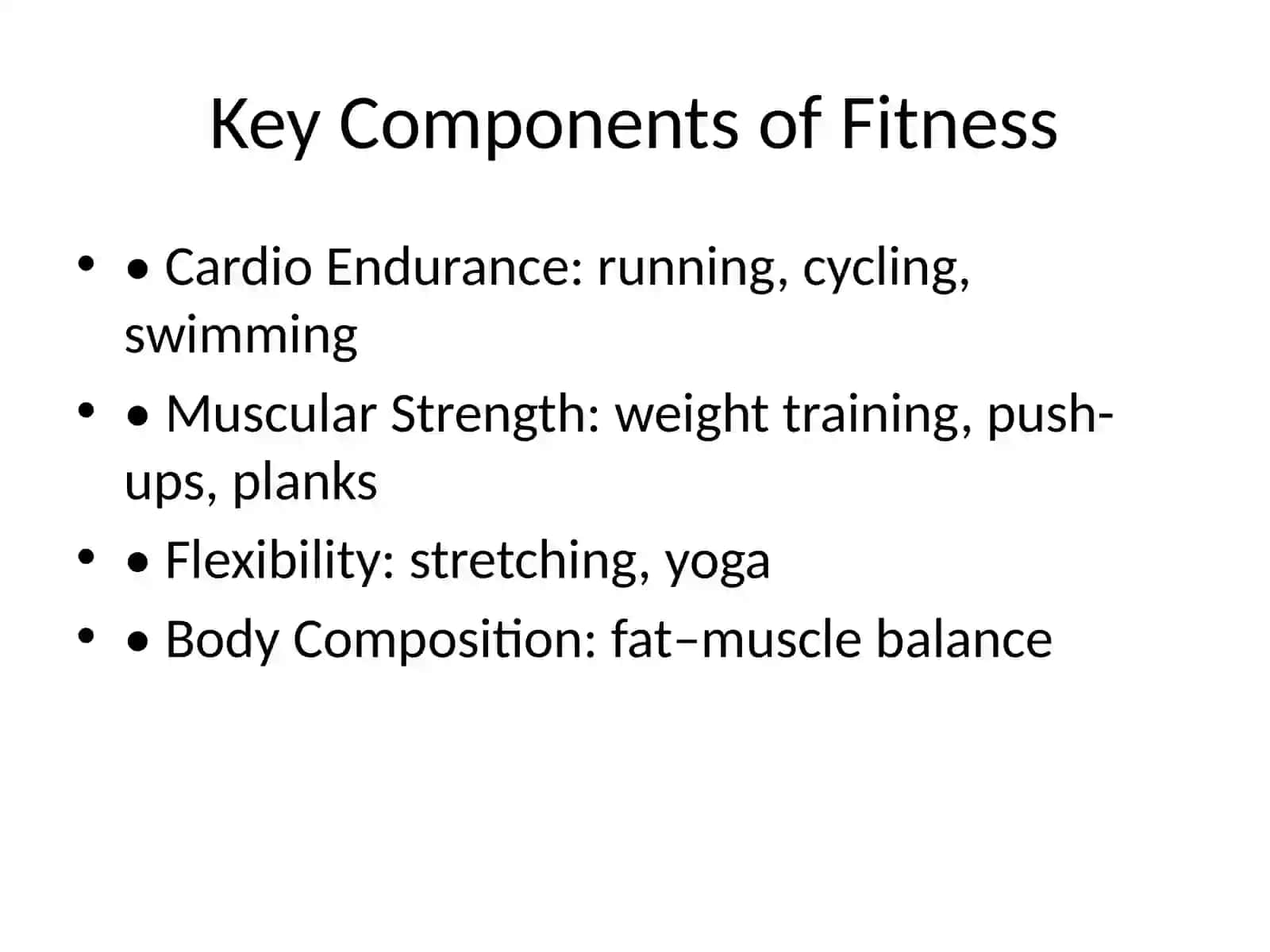 HEALTH & FITNESS 4