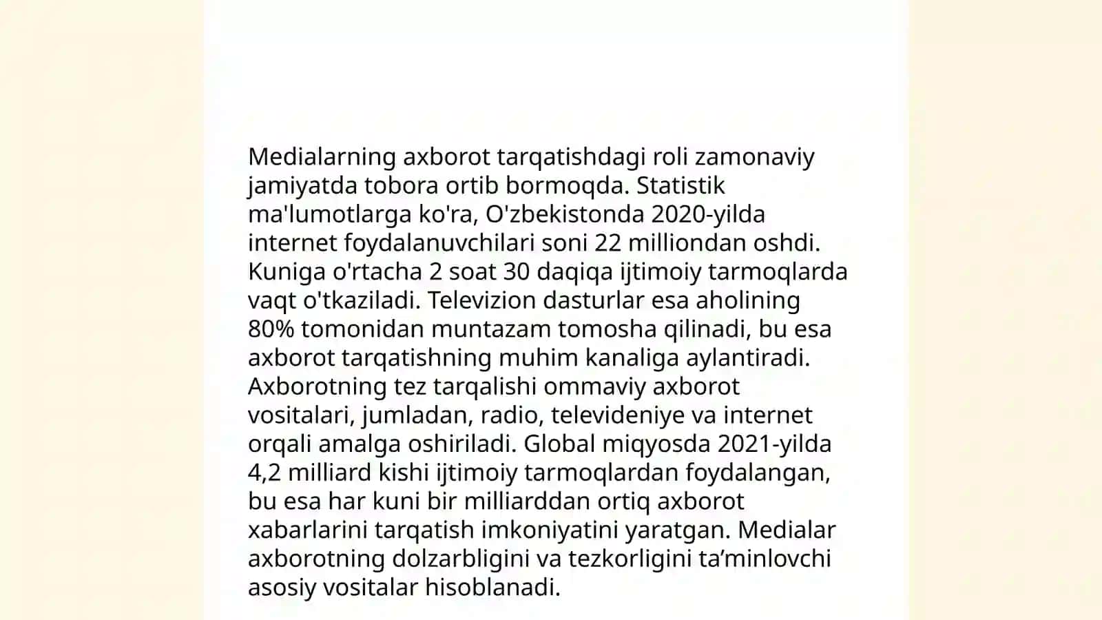Medialarning ijtimoiy mazmuni 4