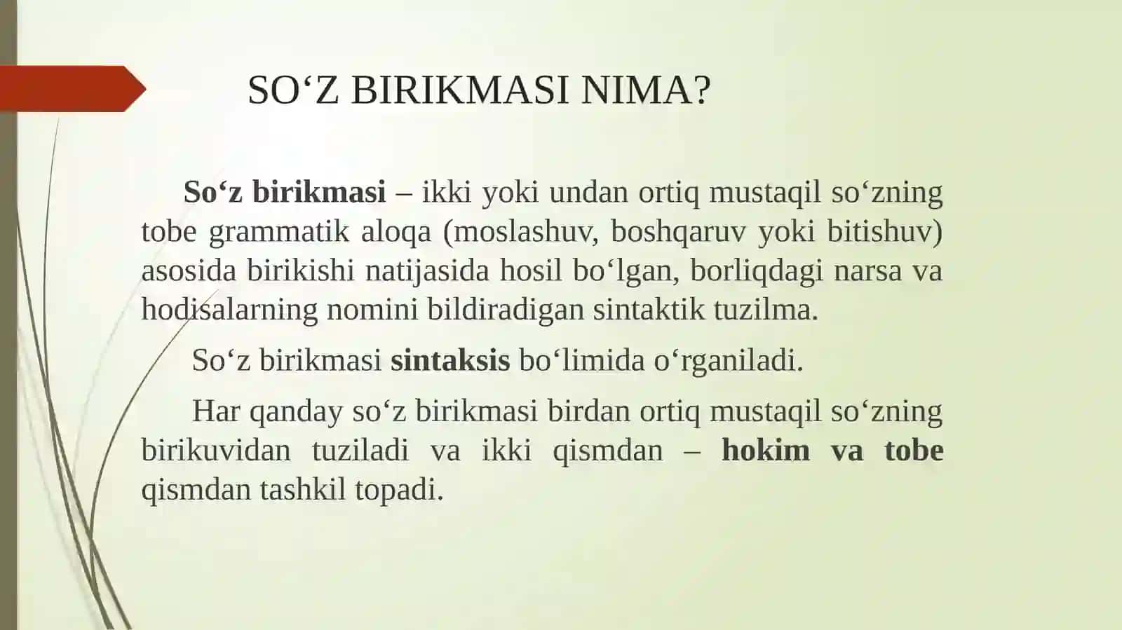 so'z birikmasidagi sintaktik aloqa turlari 4