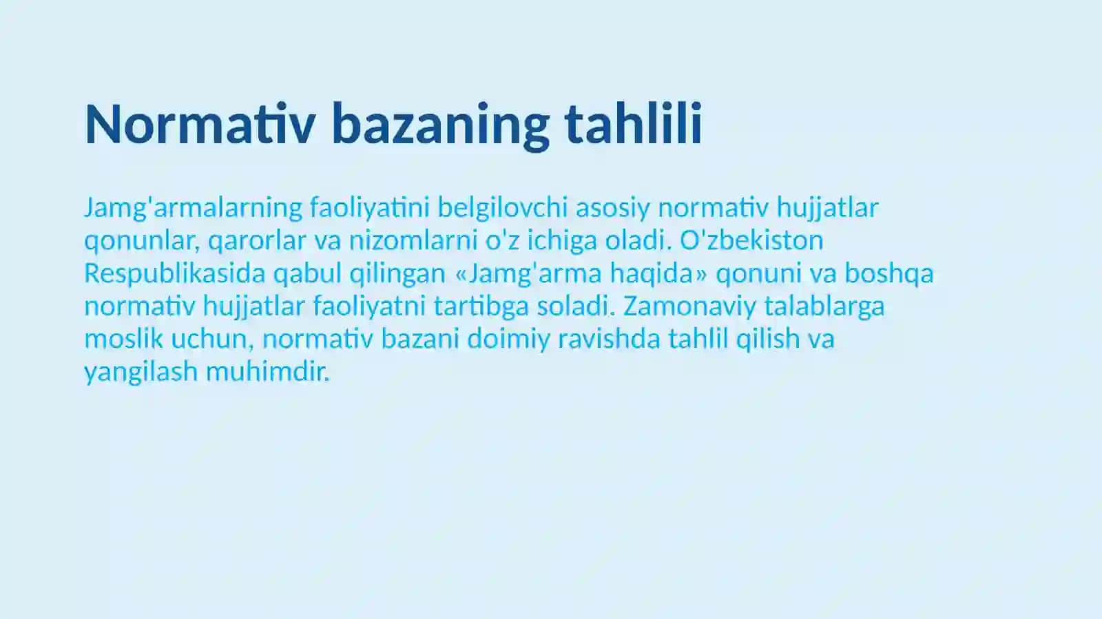 Davlat maqsadli jamgʻarmalarining huquqiy asoslari 4