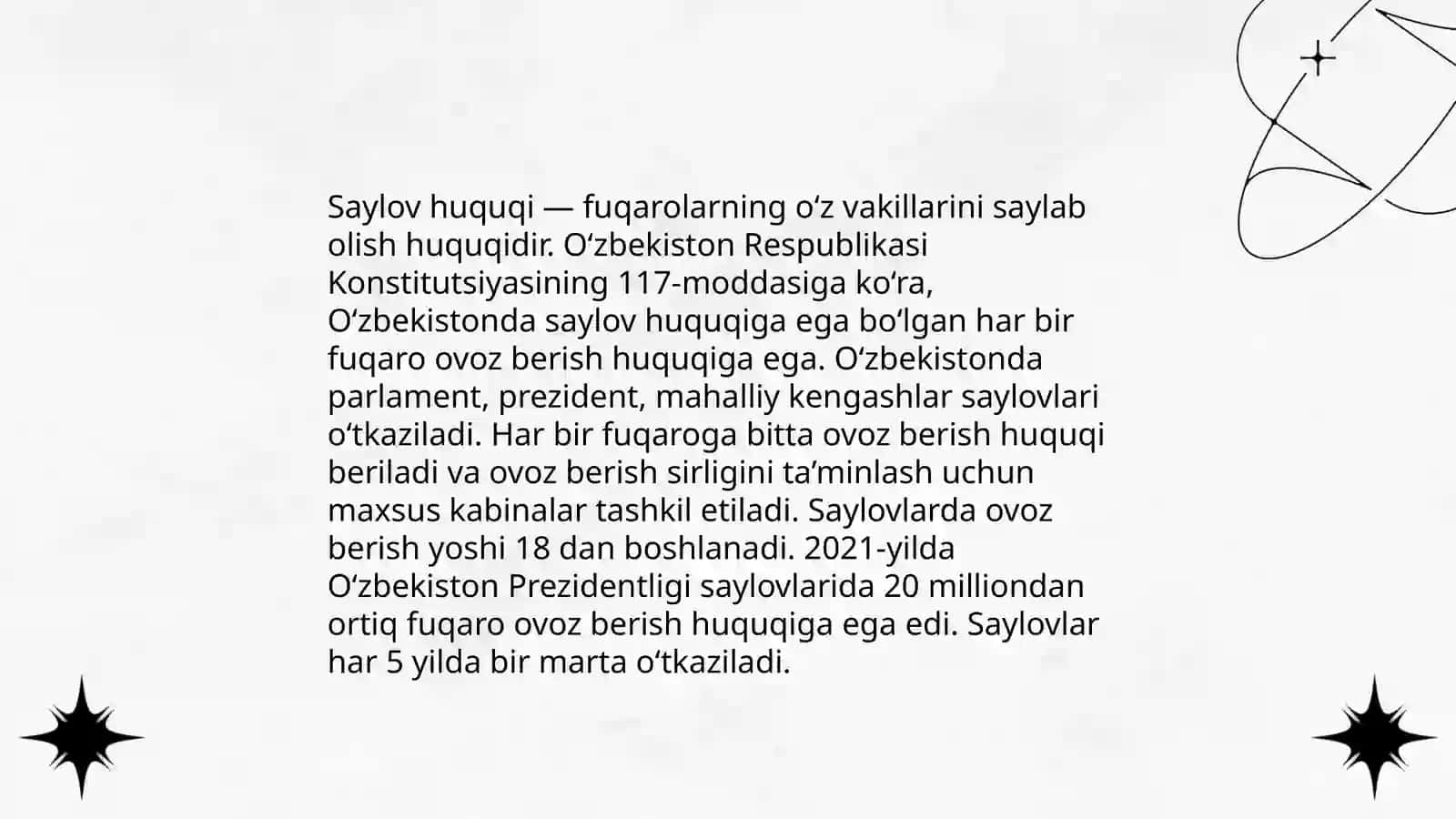 Siyosiy huquqlar 4