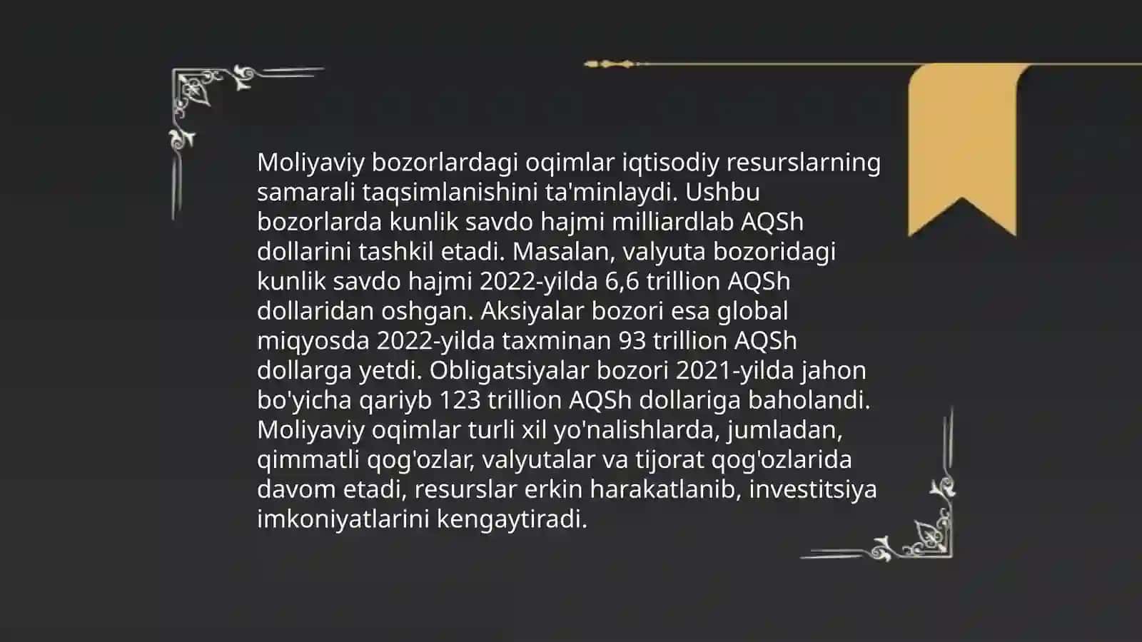 Moliyaviy oqimlar 4