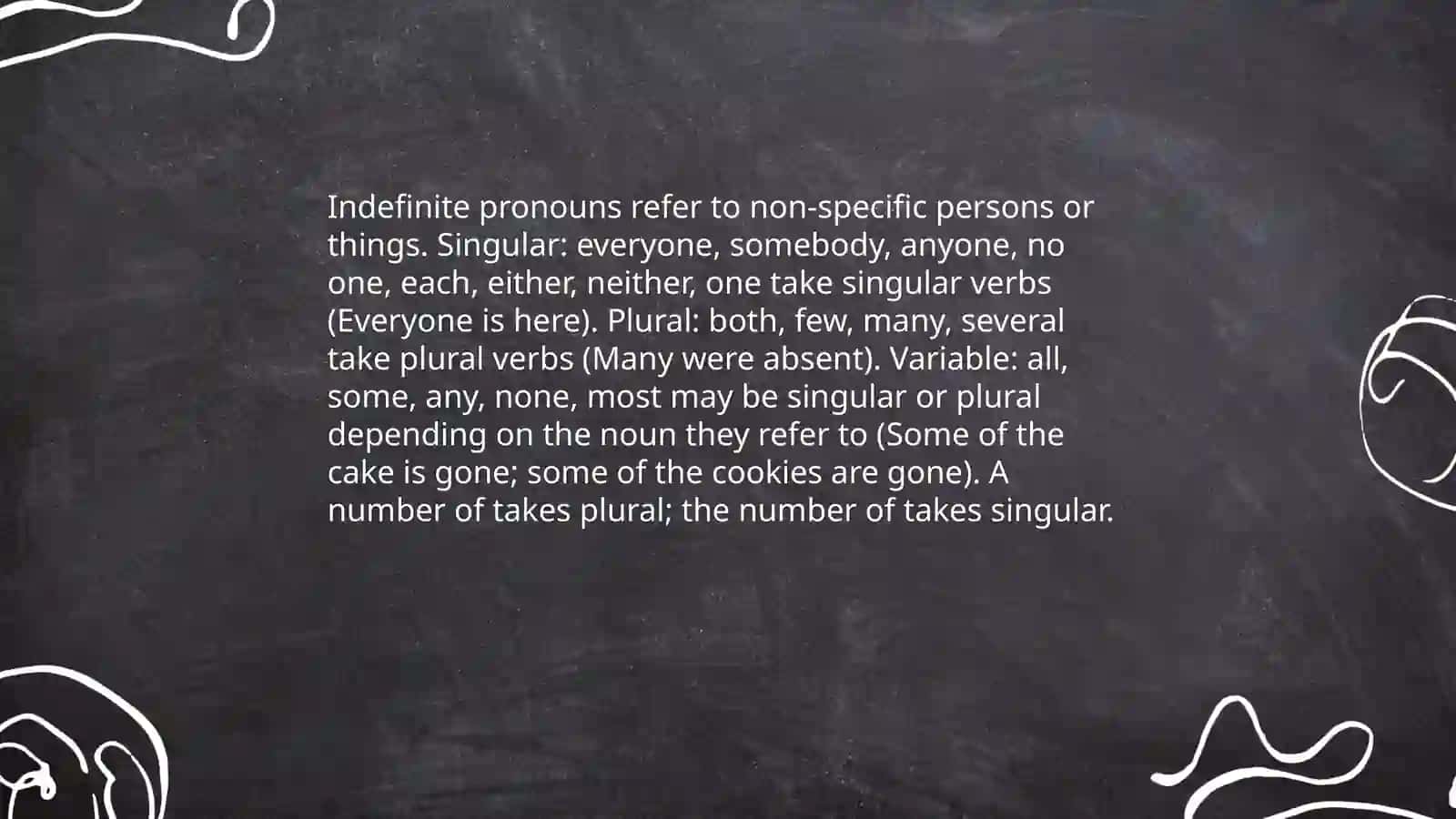 Word skills:Indefinite pronouns Reading Graffiti's softer side 4