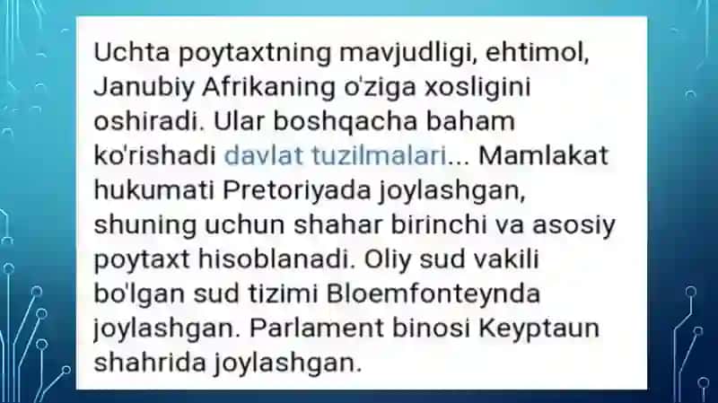 Janubiy Afrika Iqtisodiyoti.Taqdimot 4