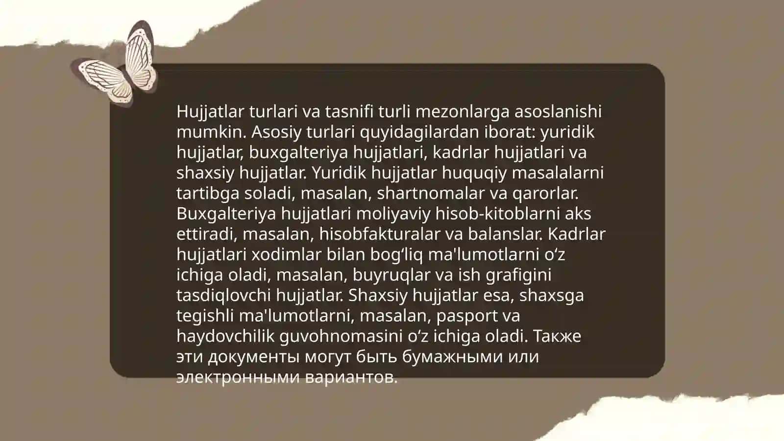 Hujjatlarning Paydo Bo'lishi va Tarixi 4