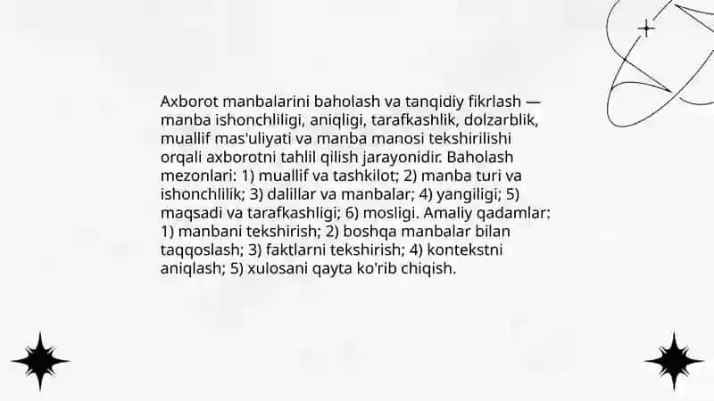 Media savodxonlik va muloqot madaniyati 4