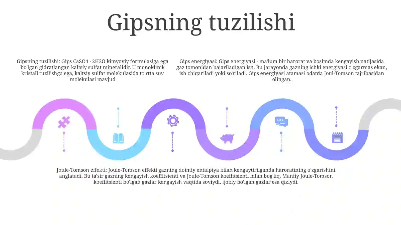 Gips Energiyasi. Joul Tomson Effekti 4