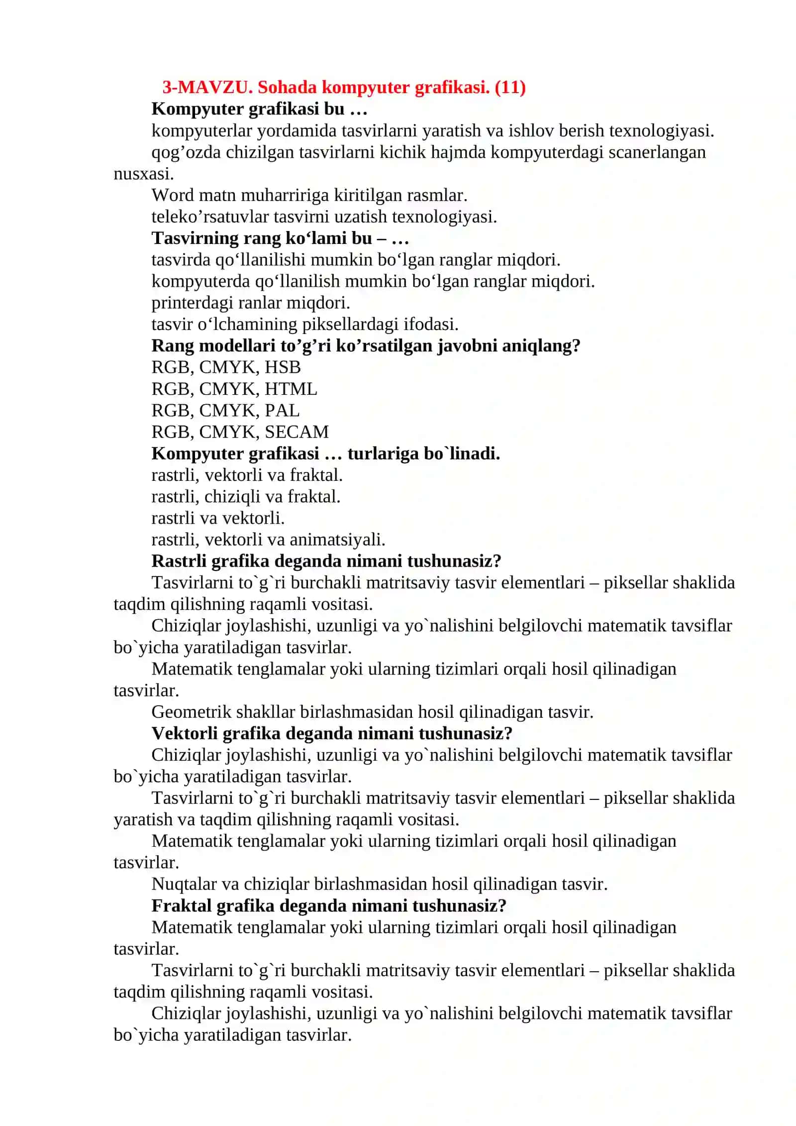 Texnik tizimlarda axborot texnologiyalari 4