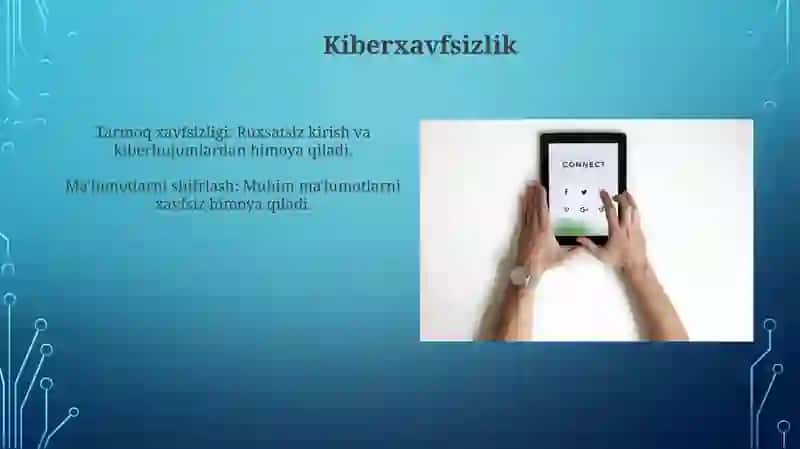 Raqamli iqtisodiyotning asosiy texnologiyalari 4