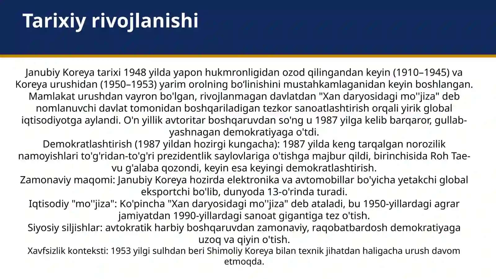 Janubiy Koreya haqida to'liq tahlil 4