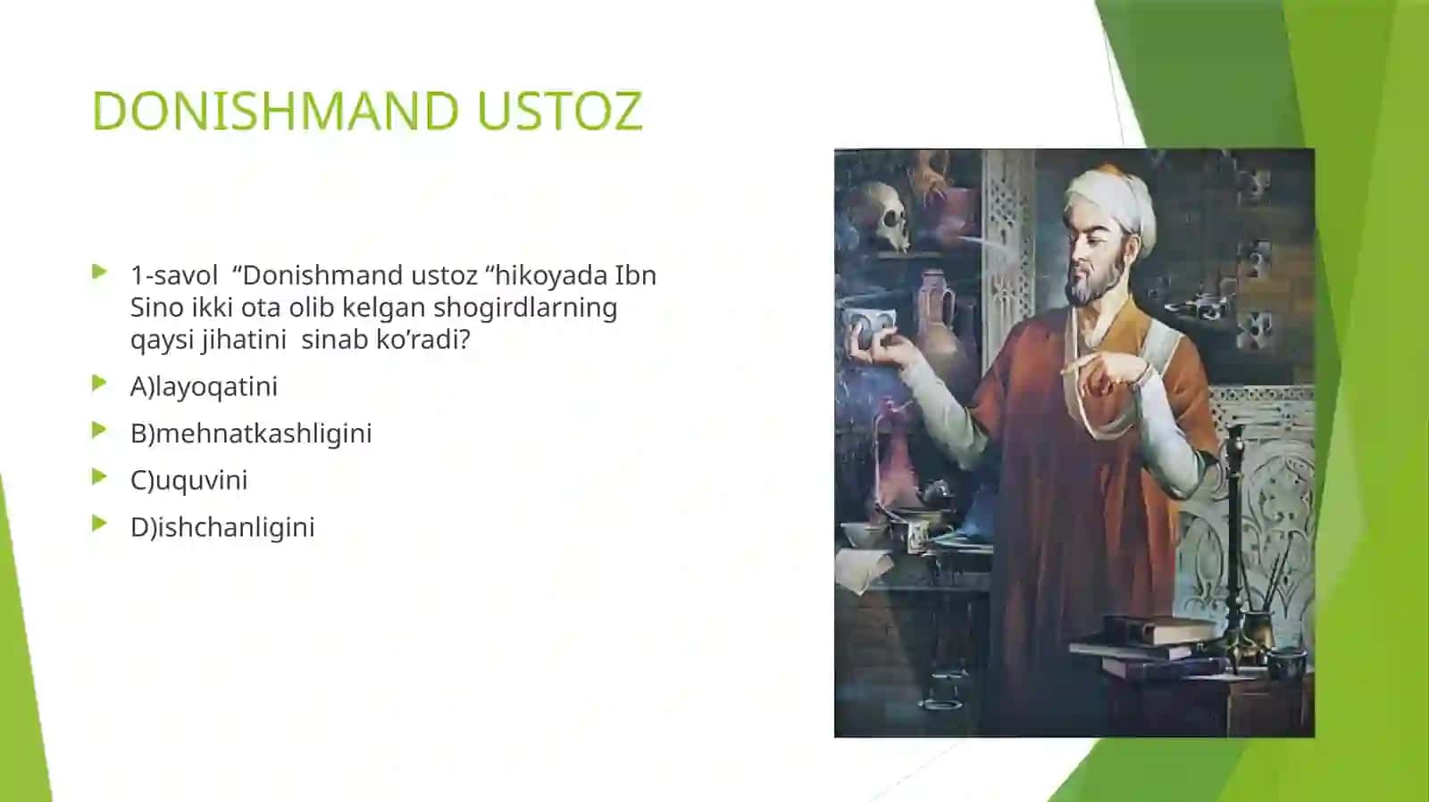 Donishmand ustoz 4