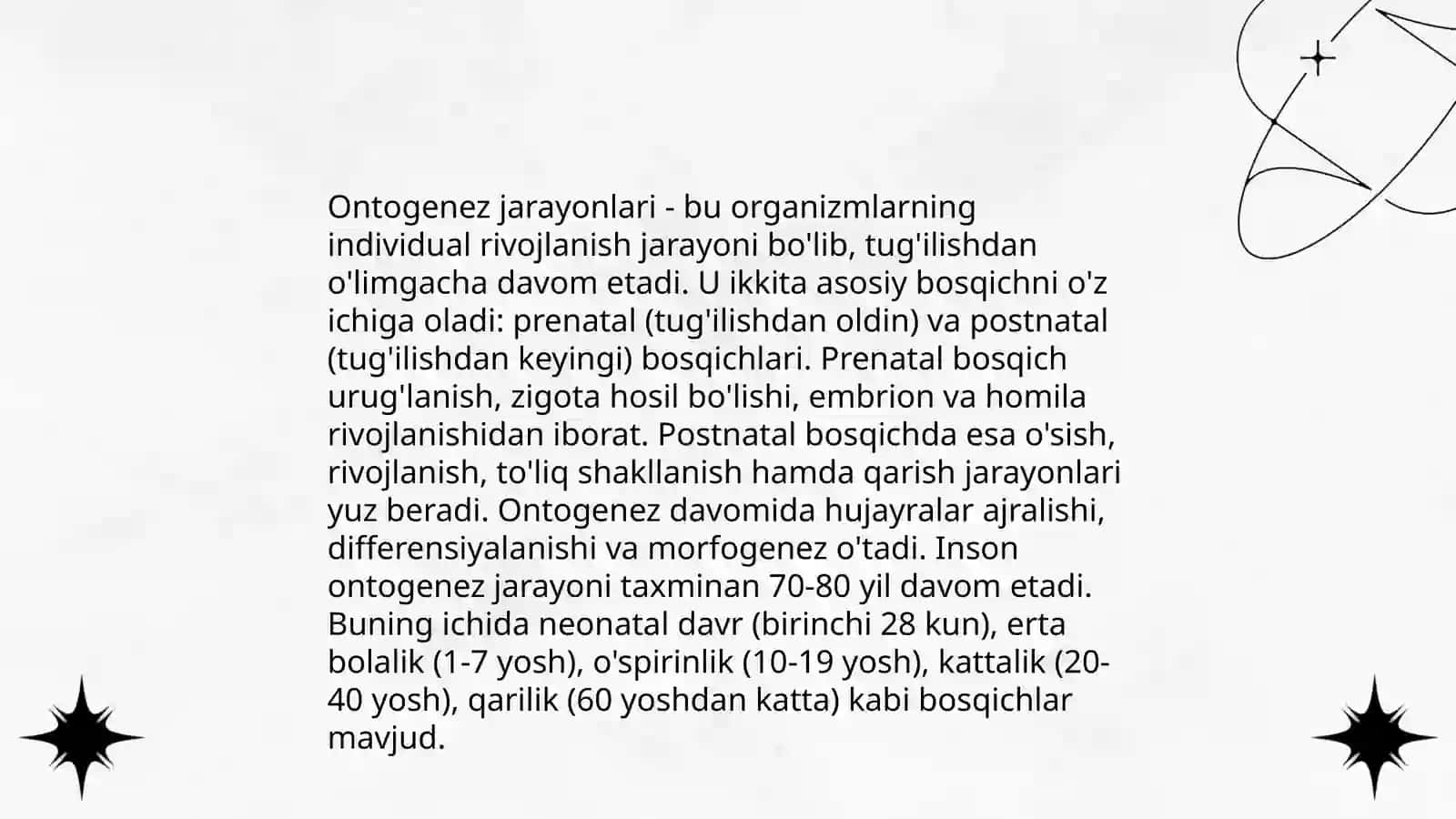 A'zolar sistemasi ontofilogenezi 4