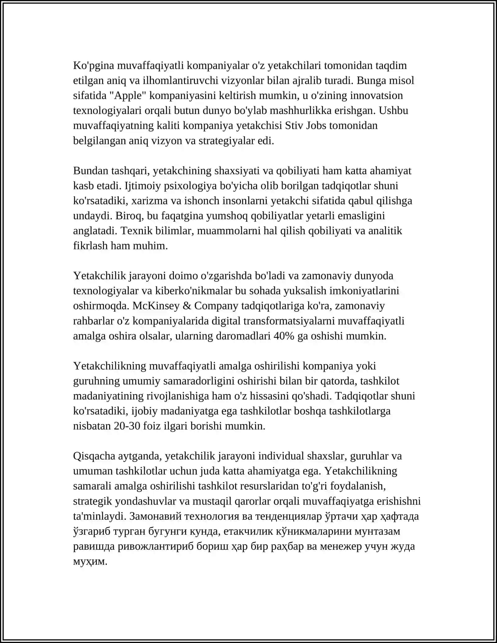 LIDERLIK FAZILATLARI 4