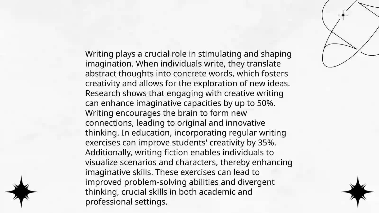 Writing as a Tool for Creativity and Communication 4