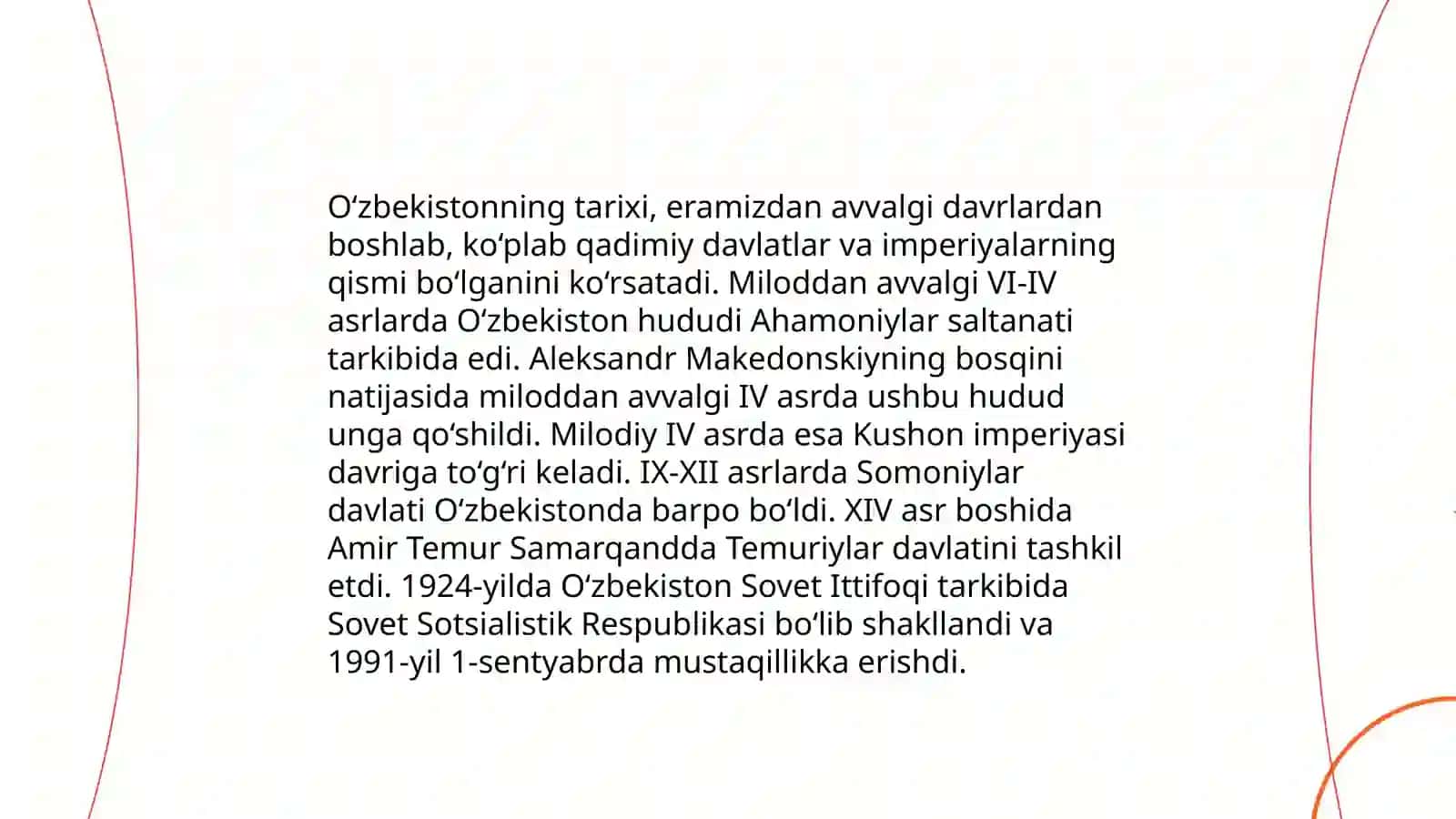 Men nechun sevaman Ozbekistonni 4