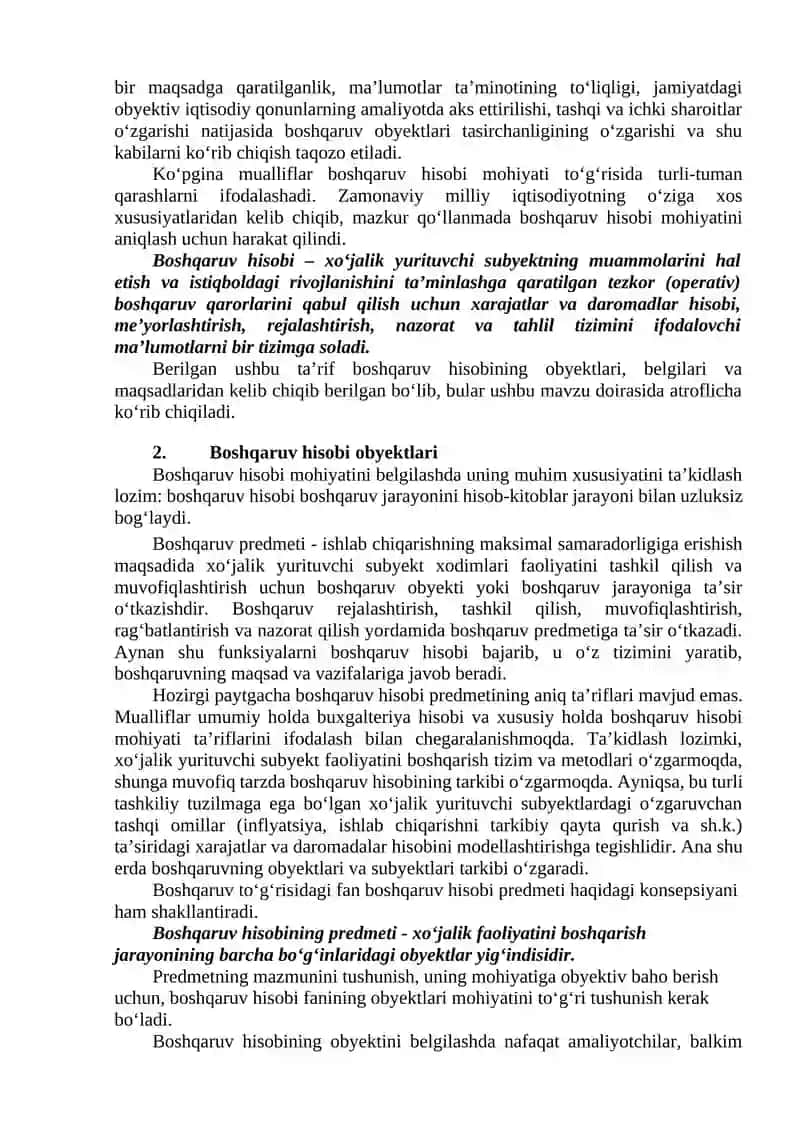 Boshqaruv xisobining dolzarbligi 4