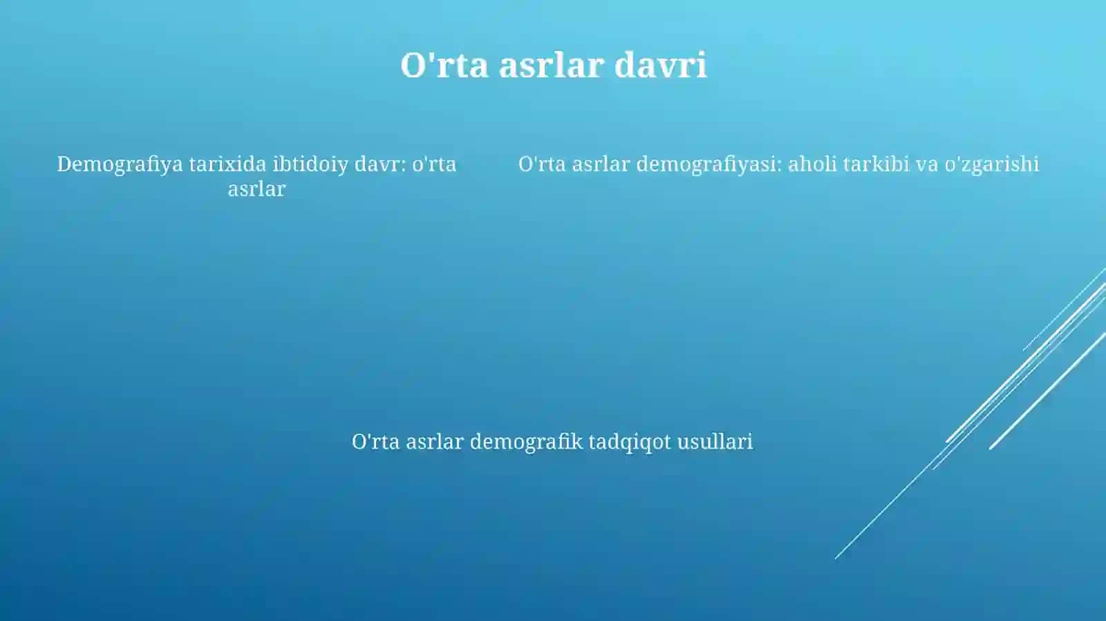 Demografik Tadqiqotlar Rivojlanishi Tarixi 4