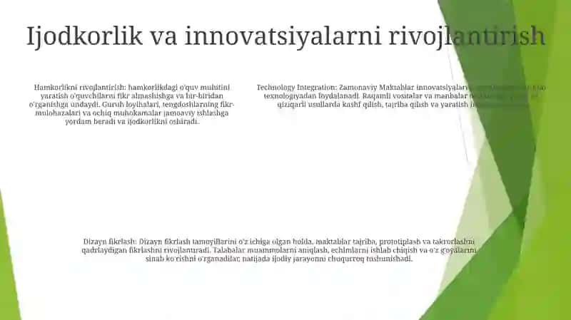 Zamonaviy Maktablar 4