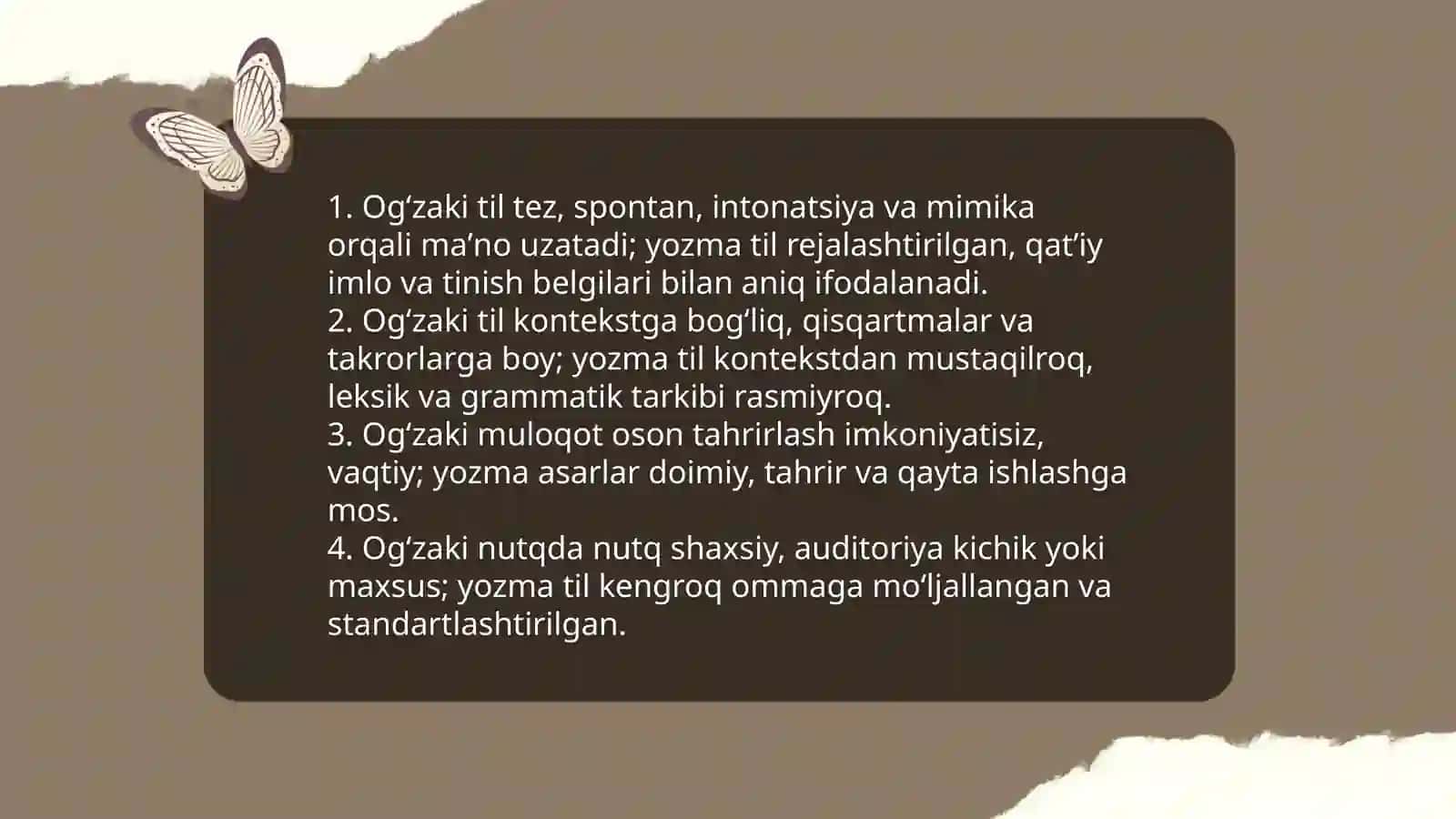 Til va yozuv ularning oʻzaro munosabatlari 4