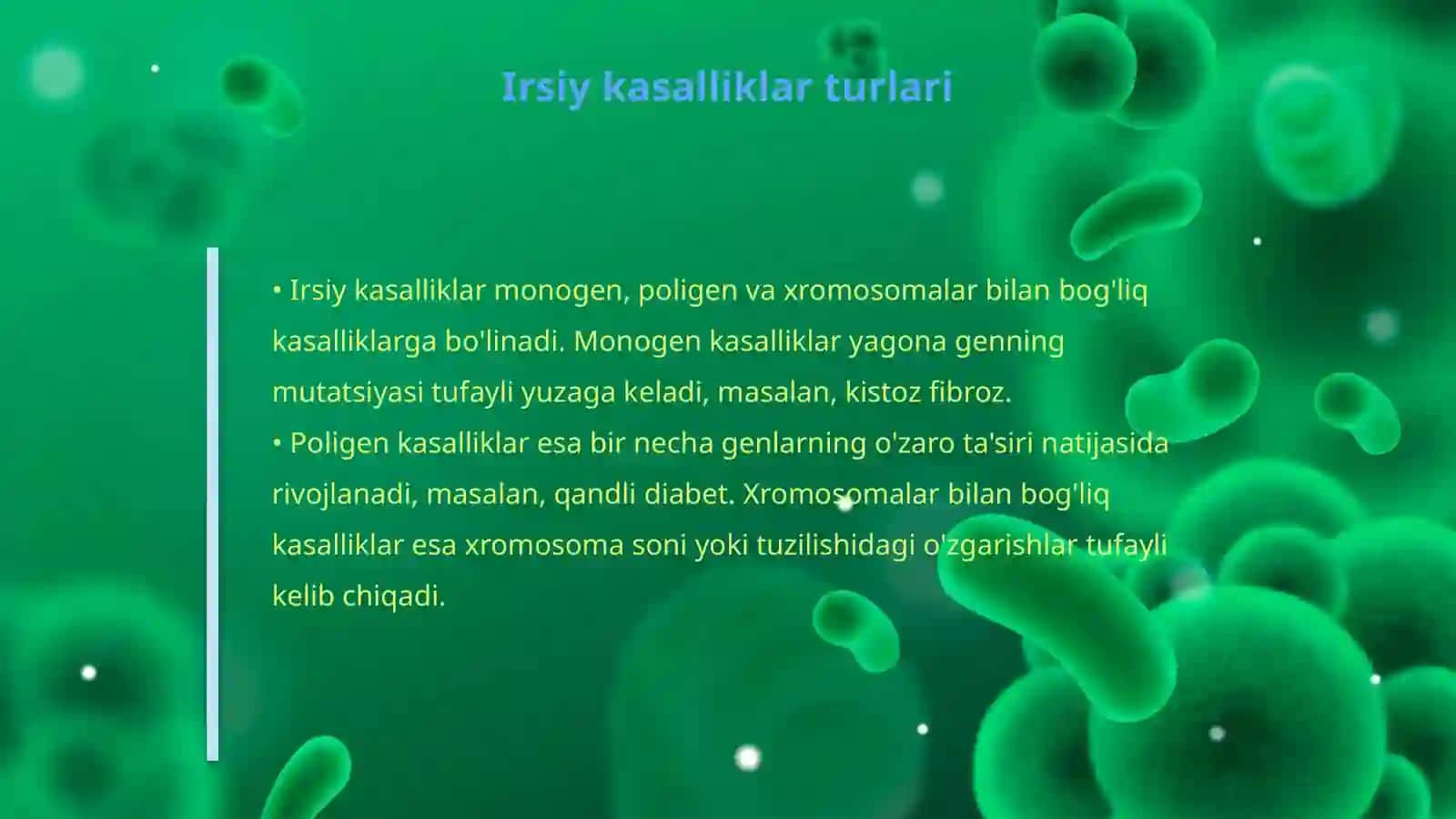 Irsiy kasalliklar chastotasi 4