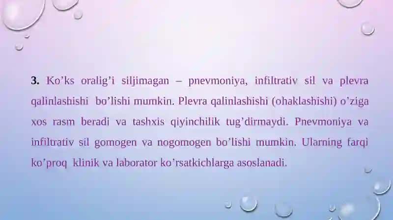 Total vasubtotal so'yalanish sindromi 4
