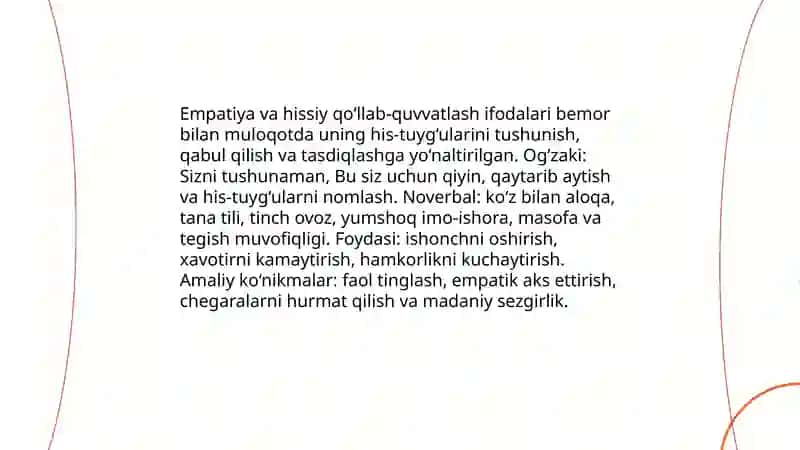Faol tinglash va aks ettirish ko‘nikmalari 4