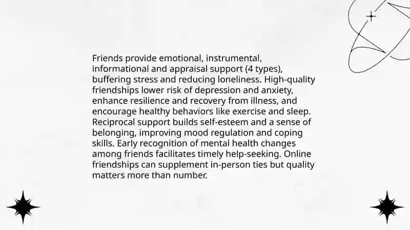 The role of friends in our life 4