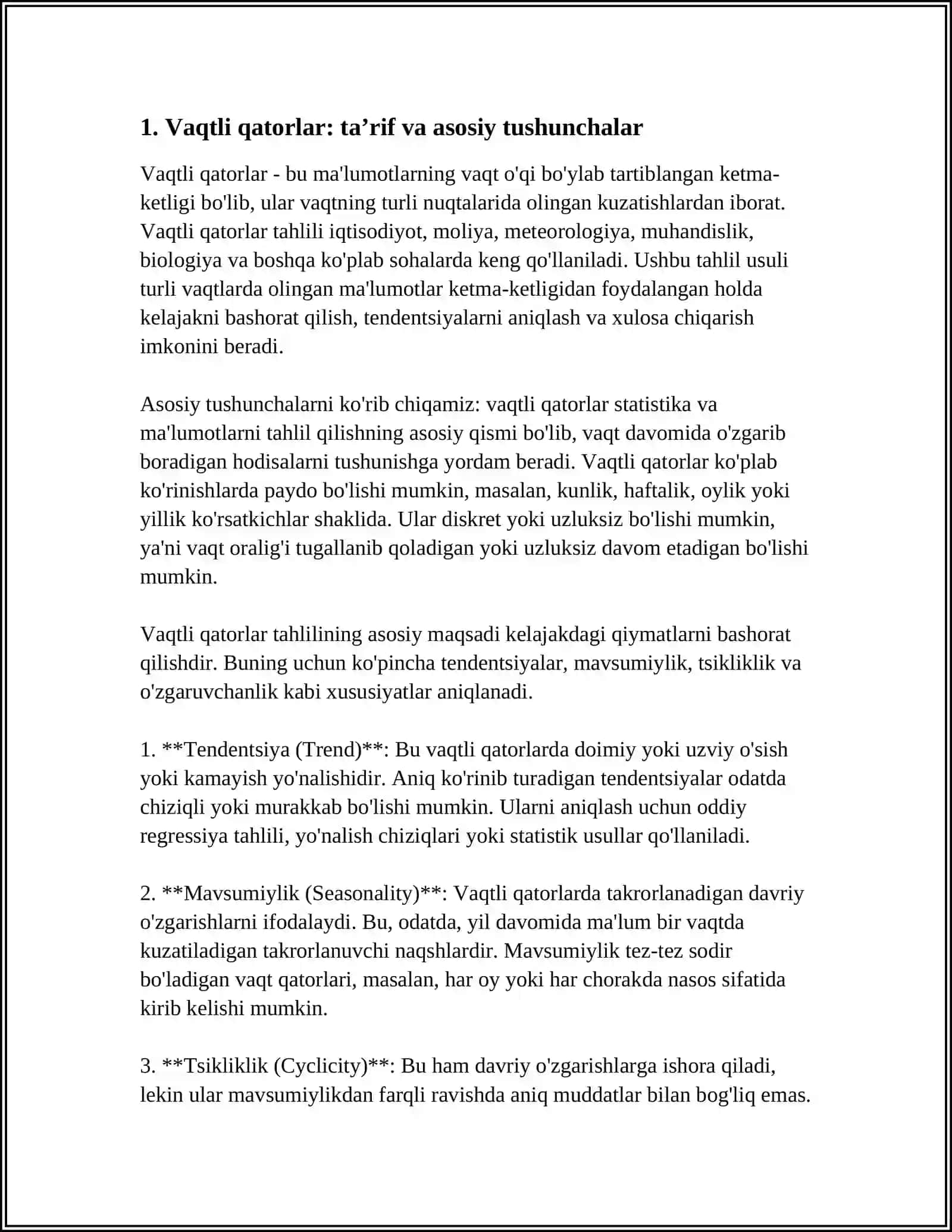 VAQTLI QATORLAR 4