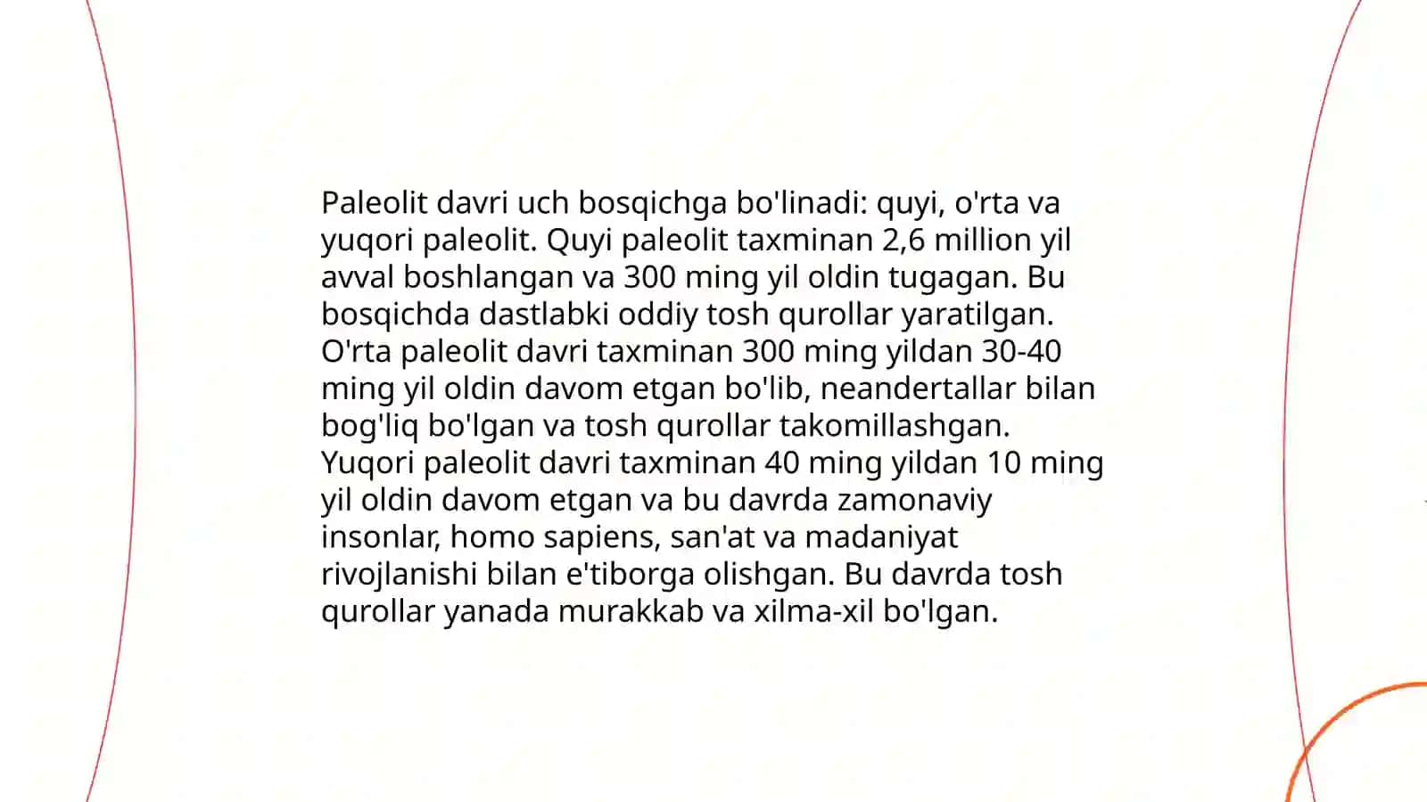 Paleolit davri va uning bosqichlari 4