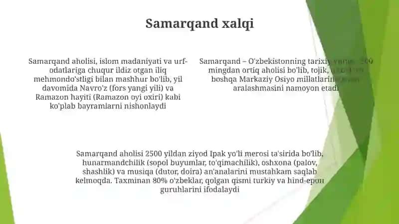 Samarqand, O'zbekistonning qadimgi yuragi 4