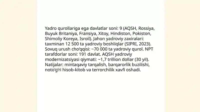 Global Siyosat va Dunyo Inqirozi 4