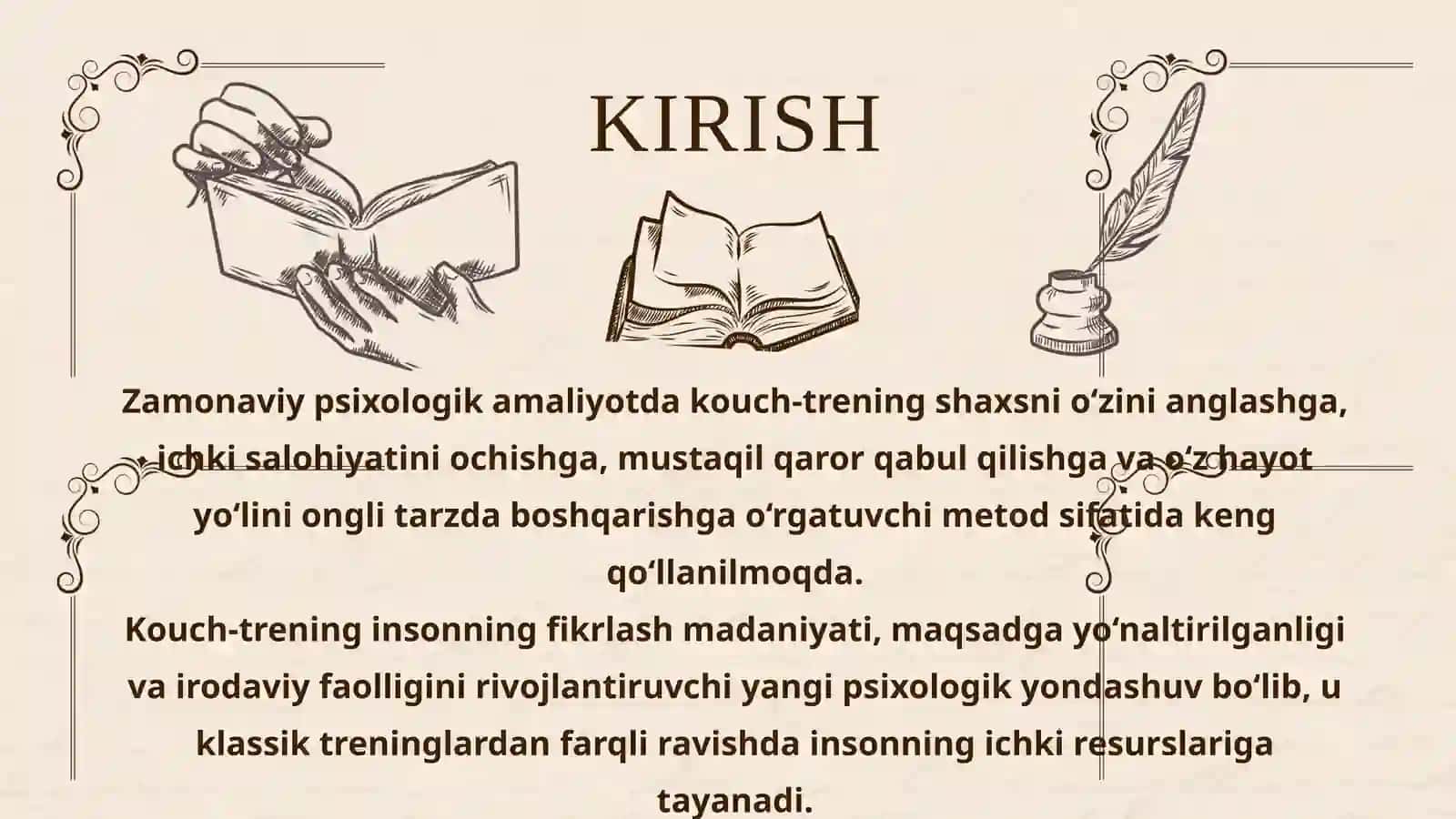 Kouch-treningning nazariy-
metodologik asoslari. 4