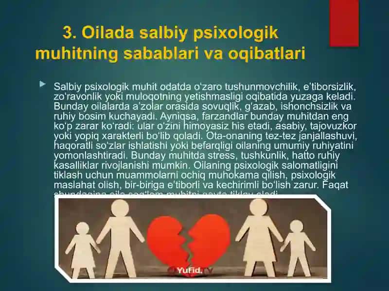 Oilada psixologik muhit 4
