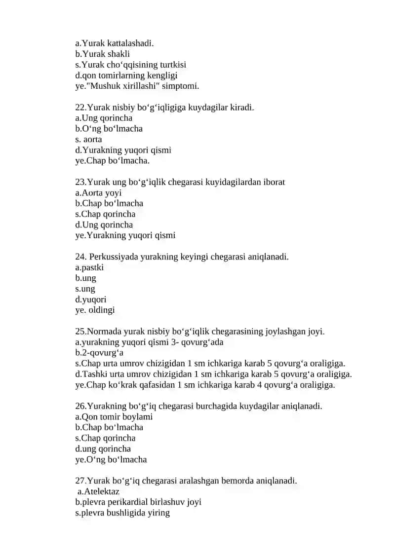 Perkussiya o‘tkizish qoidalari 4
