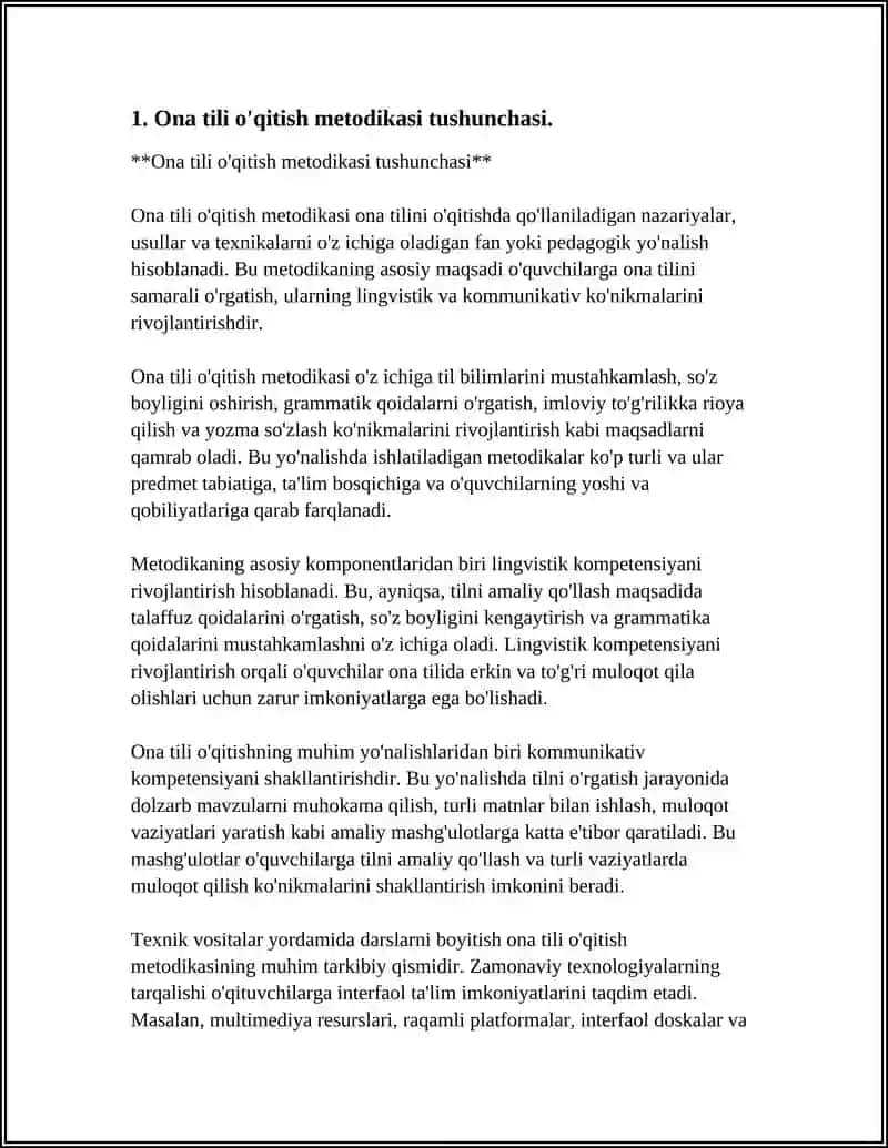 Ona tili òqitish metodikasi 4