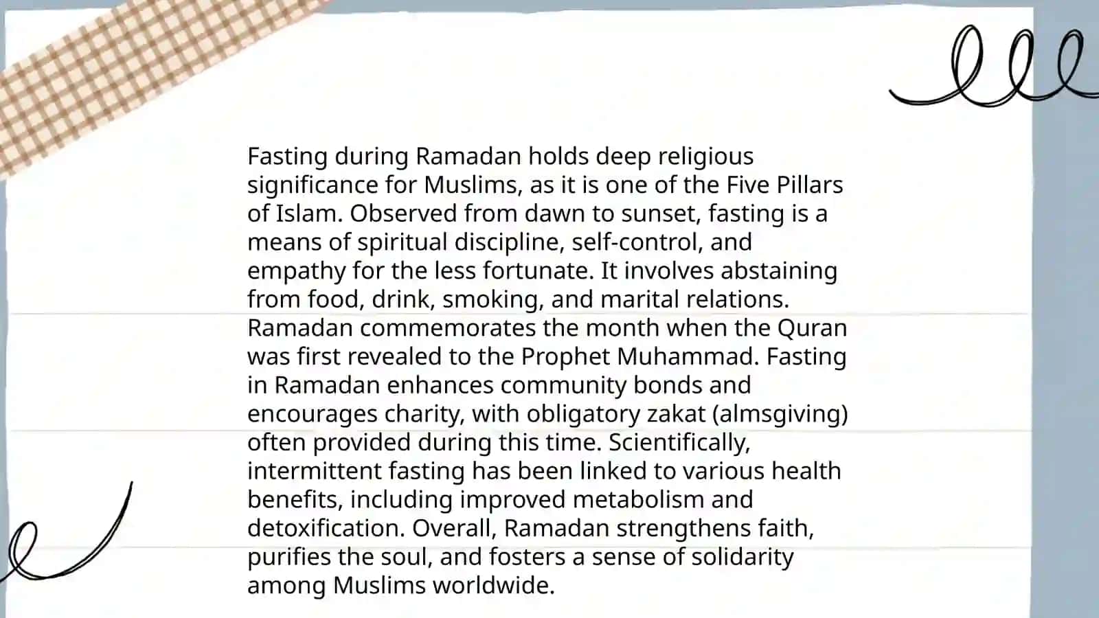 History of Ramadan 4