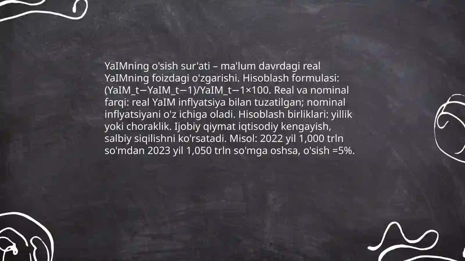 Asosiy makroiqtisodiy koʻrsatkichlar 4