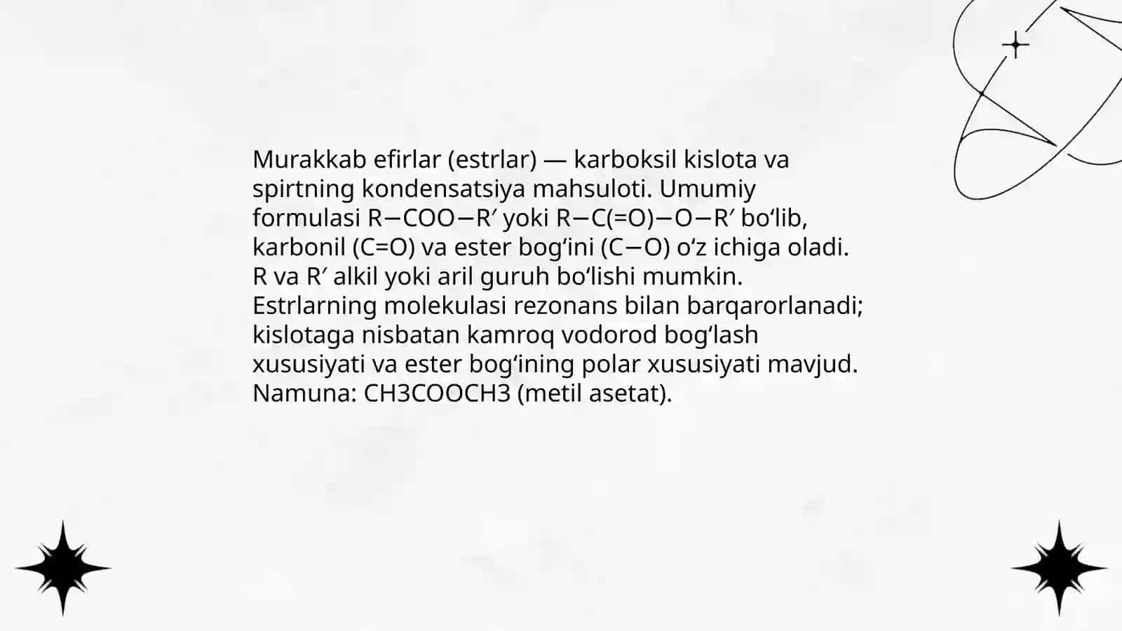 Oddiy va murakkab efirlar 4