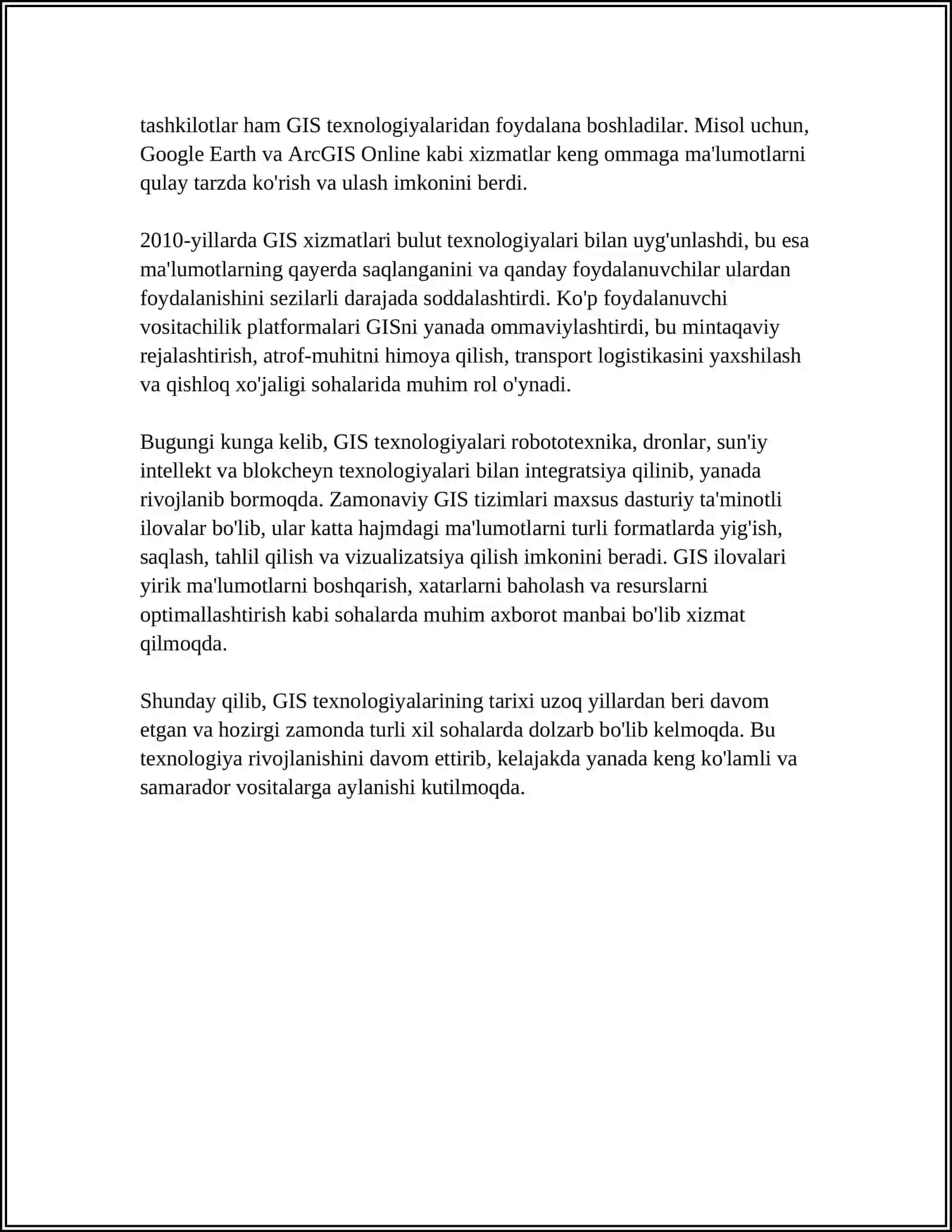 WINGIS GEOGRAFIK AXBOROT TIZIMI 4
