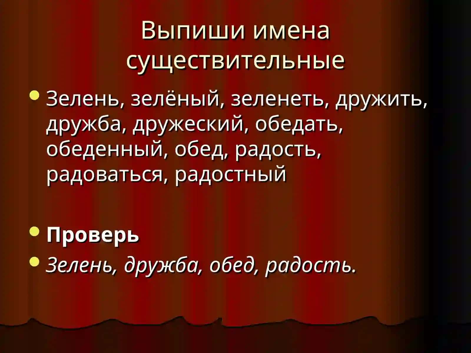Имя существительное 4