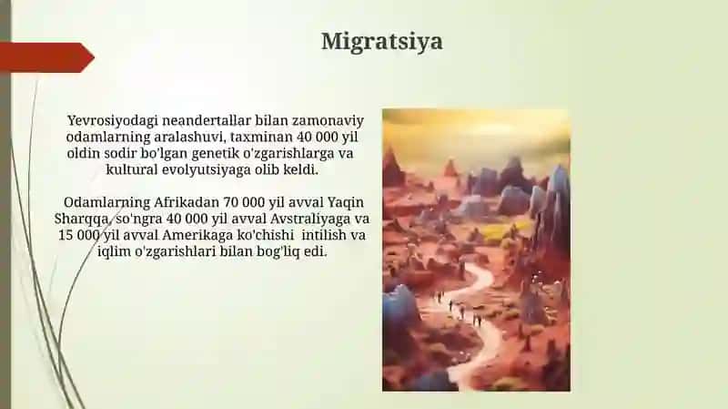 Odamlarning Oziq-Ovqat Manbalarining O'zgarishi 4