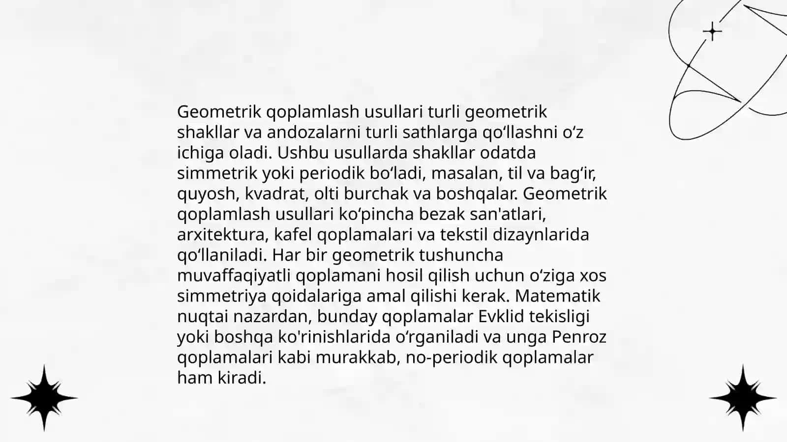 Geometriya usullar yordamida geografiyani o'rganish 4