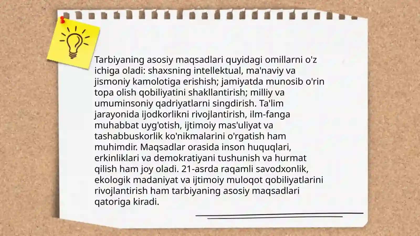Tarbiyaning maqsad va vazifalari 4