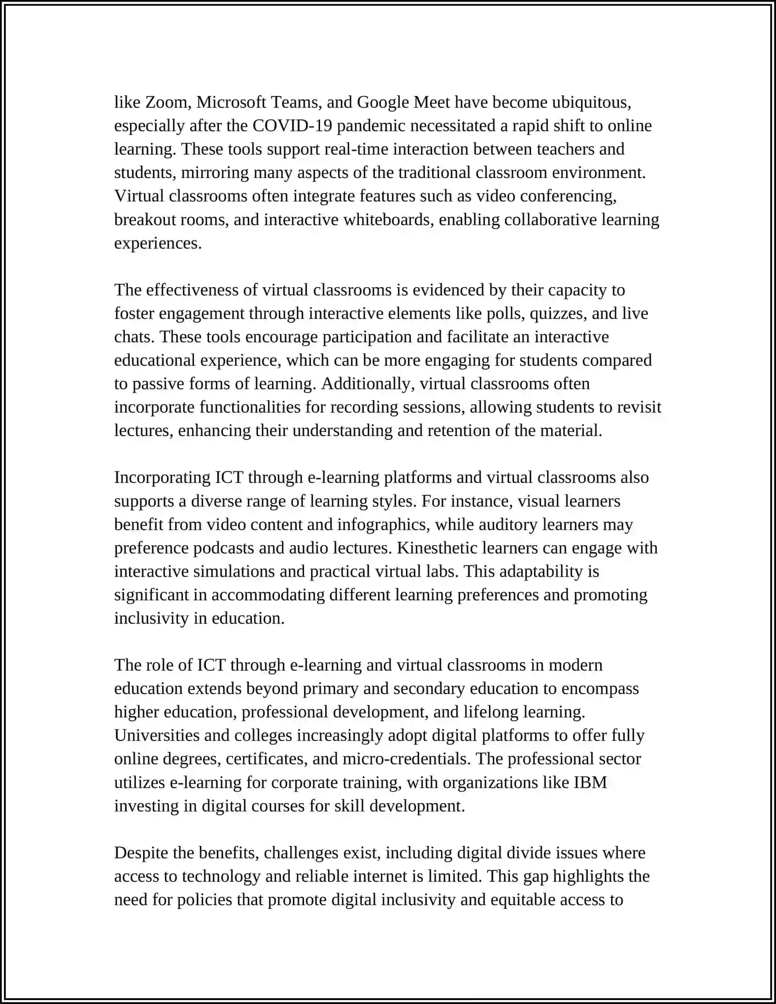 E-learning platforms and virtual classrooms 4